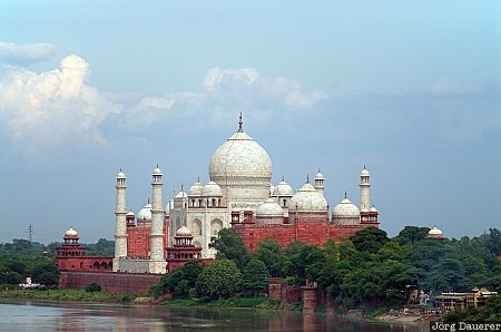Taj Mahal, agra, India, Uttar Pradesh, marble, Red Fort, Yamuna River