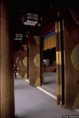 Meiji Shrine, entrance, Tokyo, Japan, shrine, Nippon