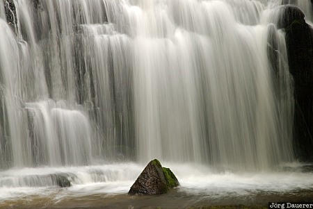 New Zealand, Puketiro, Tarara, details, flowing water, long exposure, Southland
