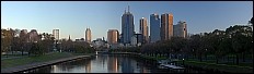 Melbourne Skyline and Yarra River