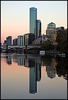 Melbourne Skyline reflexions