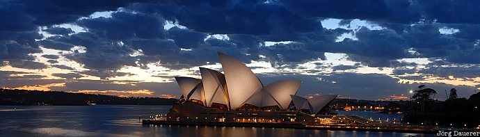 New South Wales, Australia, Sydney, artificial light, sky, clouds, opera house, Australien, Down Under, NSW