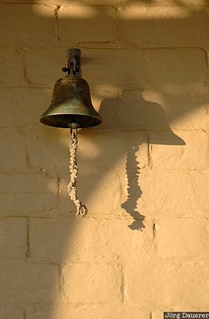Australia, Tasmania, Stanley, evening light, yellow, shadow, doorbell