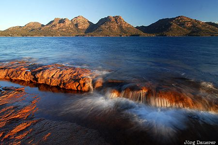 sky, blue sky, flowing water, water, coast, tasman sea, sea, Australia, Tasmania, Australien, Down Under, Tasmanien