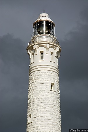 Cape Leeuwin lighthouse, Australia, Western Australia, Cape Leeuwin, sea, indian ocean, sky, dark clouds, lighthouse