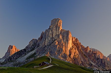 Monte Nuvolau ITA, Italy, Posalz, Selva Di Cadore, Veneto, blue sky, dolomites, Italien, Italia