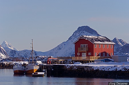 Ballstad, NOR, Nordland, Norway, boats, harbour, Lofoten, Norwegen, Norge