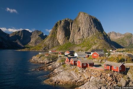 Hamn&oslash;y, Nordland, Norway, Reine, archipelago, island, Lofoten, Norwegen, Norge