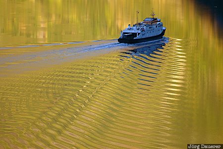 Geiranger, Moere og Romsdal, Norway, ferry, fjord, Geirangerfjord, green, Norwegen, Norge