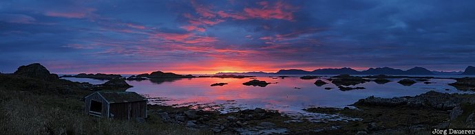 Langenes Sunrise Langenes Sunrise, Langenes, Nordland, Norway, Stø, beach, clouds, coast, hut, langøya