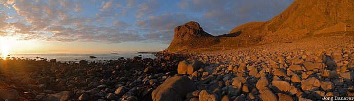 Malnes, Nordland, Norway, Sandset, beach, clouds, coast, Norwegen, Norge