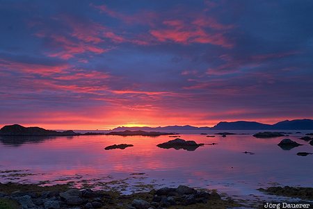 Langenes, Nordland, Norway, St&oslash;, beach, clouds, coast