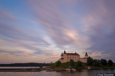 Läckö Slott Hällekis, Spiken, SWE, Sweden, Västra Götaland, castle, clouds
