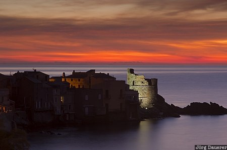 Corse, Erbalunga, France, FRA, cap corse, corsica, floodlit, Frankreich, Korsika