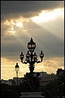 Lamp and clouds
