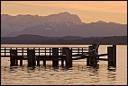 Pier and Mountains