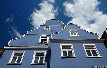 Bavaria, Germany, Memmingen, Unterallg&auml;u, blue, blue sky, clouds, Deutschland, Bayern