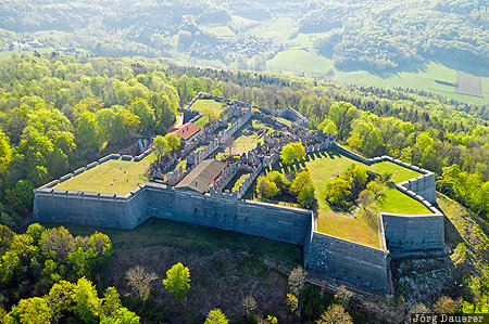 Bavaria, DEU, Germany, Schnaittach, castle, Festung Rothenberg, green, Deutschland, Bayern