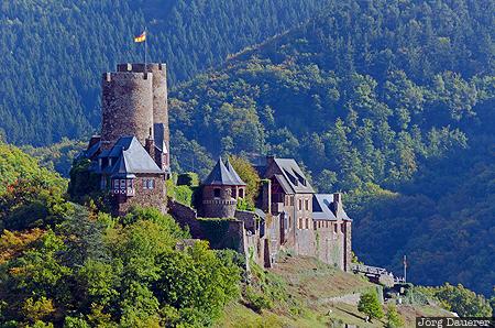 Alken, DEU, Germany, Rhineland-Palatinate, Burg Thurant, castle, evening light, Thurant, Deutschland, Rheinland-Pfalz