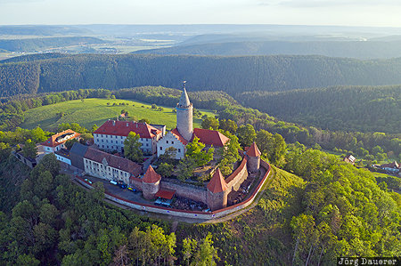 castle, DEU, forest, Germany, green, Leuchtenburg, medieval, Thuringia, Deutschland, Th&uuml;ringen, Thueringen