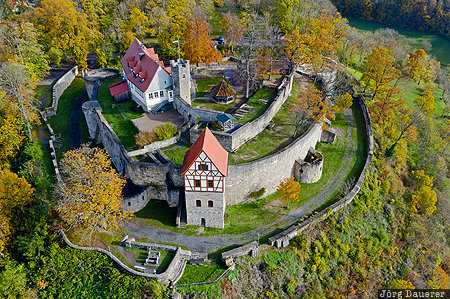 Bavaria, DEU, Germany, K&ouml;nigsberg, K&ouml;nigsberg in Bayern, autumn, Burg K&ouml;nigsberg, Deutschland, Bayern, Koenigsberg