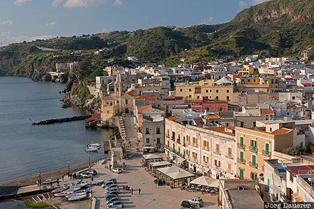 ITA, Italy, Lipari, castello di lipari, coast, Aeolian Islands, harbour, Sicily, Italien, Italia, Sizilien, Sicilia