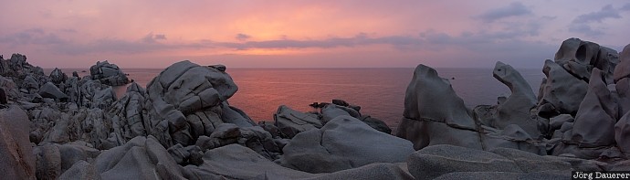 Capo Testa, evening light, granite, Italy, mediterranean sea, rocks, Santa Teresa Gallura, Sardinia, Italien, Italia, Sardinien, Sardegna