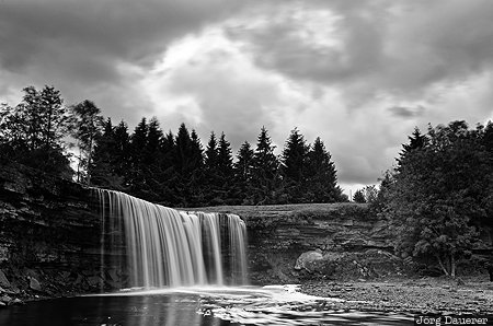 EST, Estonia, J&auml;gala-Joa, Harju, dark clouds, J&auml;gala Waterfall, motion, J&auml;gala, Jaegala