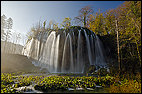Plitvice Lakes Waterfall