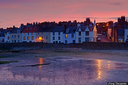 Anstruther, beach, coast, evening light, Fife, sunset, GBR, United Kingdom, Scotland, Gro&szlig;britannien, Vereinigtes K&ouml;nigreich, Schottland, Grossbritannien, Vereinigtes Koenigreich