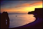 Lulworth Cliffs Sunset