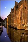 Moon over Bruges