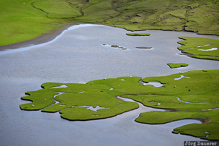 Faroe Islands, FRO, Hvalba, Nes, atlantic Ocean, green, Kj&oacute;gvavatn, Su&eth;uroy, F&auml;r&ouml;er-Inseln, Suduroy, Kjogvavatn, Faeroeer-Inseln