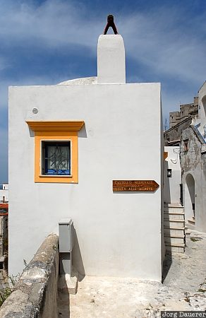 Peschici Gargano, Italy, white house, house, blue sky, Apulia, Foggia, Italien, Italia, Apulien, Puglia