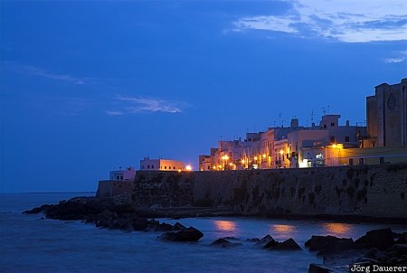 Gallipoli at night Italy, Puglia, Gallipoli, Apulia, artificial light, blue hour, salento, Italien, Italia, Apulien