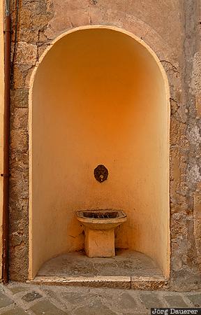 Italy, Sorano, Tuscany, ITA, alcove, facade, Grosseto, Italien, Italia