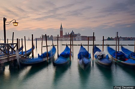 Chiesa di San Giorgio Maggiore, gondola, ITA, Italy, long exposure, mediterranean sea, morning light, Veneto, Venice, Italien, Italia