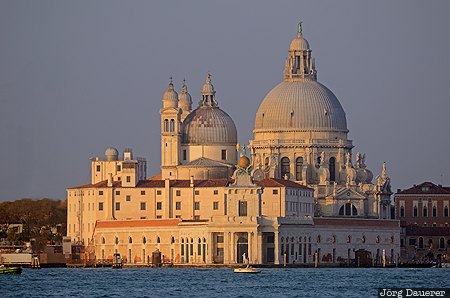 Santa Maria della Salute Castello, ITA, Italy, Sestière di Castello, Veneto, blue sky, church, Venice, Italien, Italia