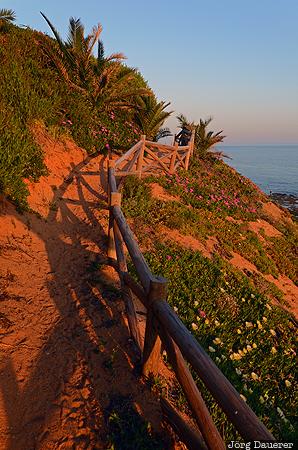 Coastal Path Albufeira, Algarve, Atlantic Ocean, Faro, beach, blue sky, coast, Portugal
