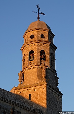 Baeza Cathedral Andalucia, Baeza, Spain, cathedral, morning light, tower, Jaén, Andalusia, Spanien, Espana, Andalusien