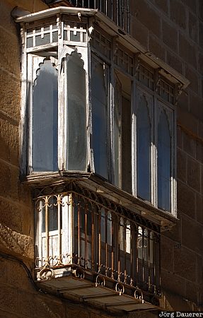 Andalusia, evening light, oriel, renaissance, Spain, Ubeda, Ja&eacute;n, Spanien, Espana, Andalucia, Andalusien