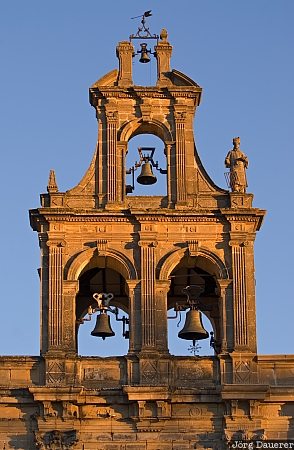 Andalucia, bell tower, bells, blue sky, church, evening light, renaissance, Spain, Andalusia, Spanien, Espana, Andalusien