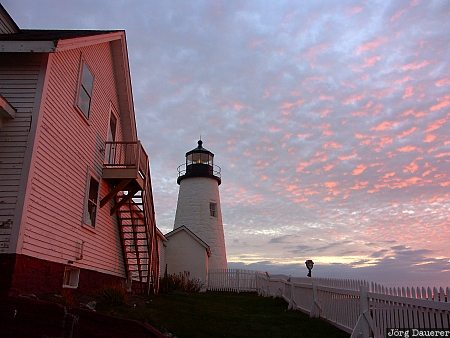 Pemaquid Point Lighthouse Maine, New Harbor, Pemaquid Point, United States, Atlantic ocean, blue sky, coast