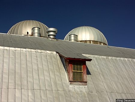 Roof of a farm, USA, Vermont, Burlington, blue sky, farm, meadow, silver, sky