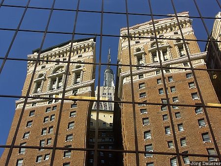 Midtown Reflexions Midtown Reflexions, Murray Hill, New York, New York City, United States, Manhattan, blue sky, Empire State Building, reflexion, skyscraper