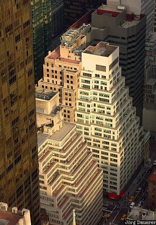 Midtown New York, New York, New York City, United States, Manhattan, evening light, Rockefeller Center, USA, Vereinigte Staten, NY, Big Apple