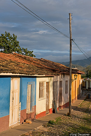 CUB, Cuba, Sancti Sp&iacute;ritus, Trinidad, alley, cobblestone, colorful, Kuba, Sancti Spiritus
