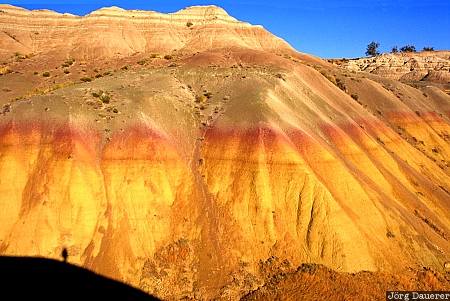 Yellow Mounds Badlands National Park, South Dakota, yellow mounds, formation, pattern, United States, SD