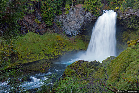Oregon, Sahalie Falls, Sisters, United States, USA, cascade mountains, cascade range, Willamette National Forest, Vereinigte Staten, OR