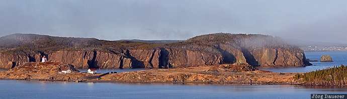 Bonavista Peninsula, CAN, Canada, east trinity, evening light, fog, Fort Point, Newfoundland and Labrador, Trinity, Kanada